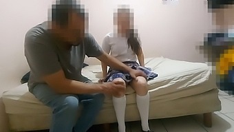 Beautiful Mexican High School Girl Conspires With Her Neighbor To Receive A Gift, Has Sex With A Young Sinaloa Student In A Real Homemade Video