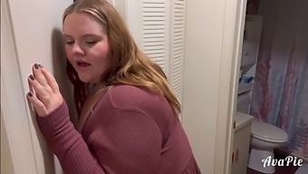 Hidden Camera Captures A Big-Busted Roommate Getting Filled With Cum