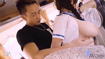 Taiwanese Girl With Big Natural Tits Has Public Sex On The Bus
