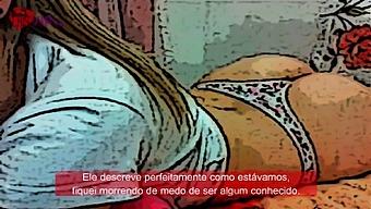Comic Book Tale Of Cristina Almeida Personally Exchanging Lingerie With A Bakery Patron - Upcoming Video Release.