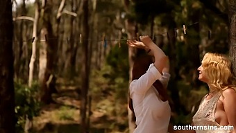 Australian Lesbians Embrace Nature In Passionate Encounter