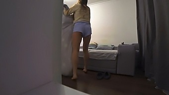 Cheating Wife Caught On Camera: A Married Woman'S Affair In The Living Room