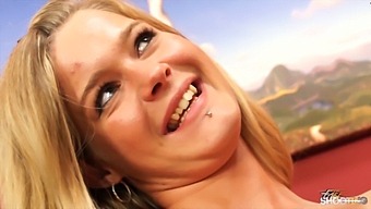 Klara, A Busty Blonde, Enthusiastically Gives Oral Pleasure And Swallows Semen As An Alternative To A Professional Photo Shoot