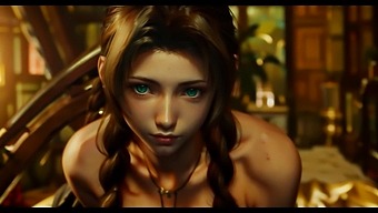 Aerith From Final Fantasy 7 Brought To Life By Ai In Erotic Rendition