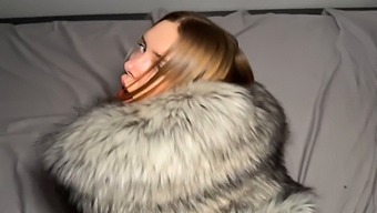 Russian Teen Meets Dream Girl And Has Fur Coat Sex