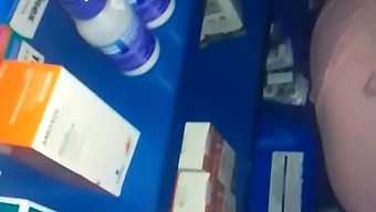 Secretly Getting It On At The Pharmacy Amongst The Medications